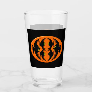 Halloween Crows Glass