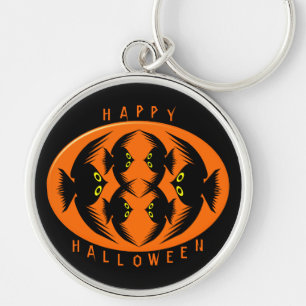 Halloween Crows Keychain