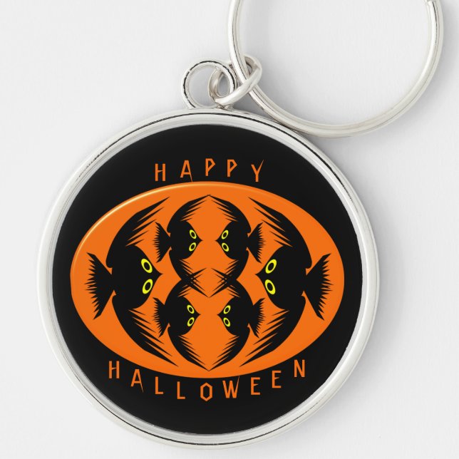 Halloween Crows Keychain (Front)