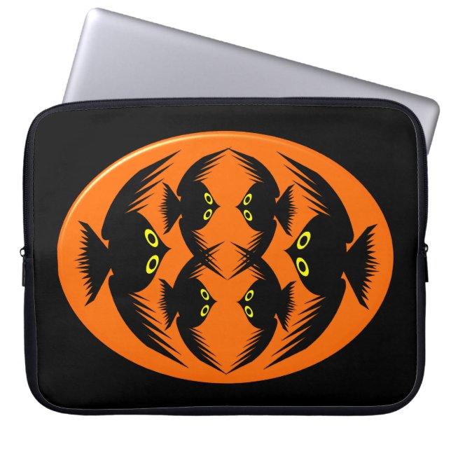Halloween Crows Laptop Bag (Front)