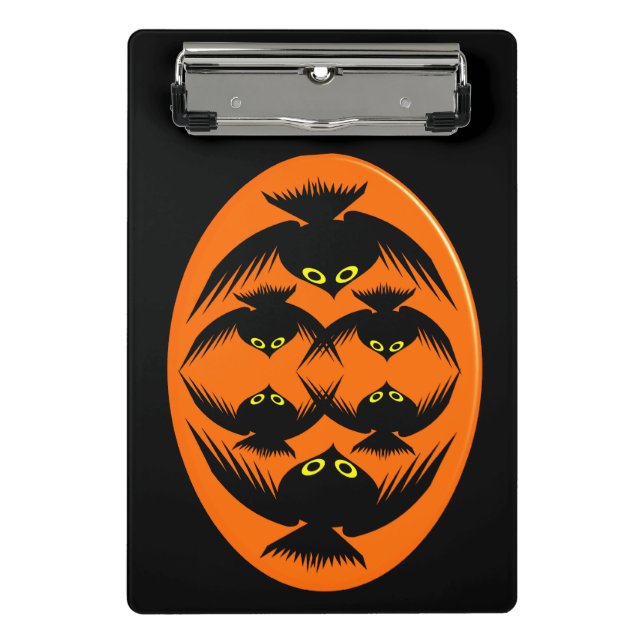 Halloween Crows Mini Clipboard (Front)