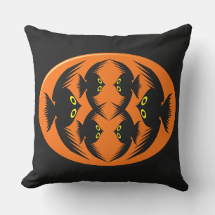 Halloween Crows Outdoor Pillow