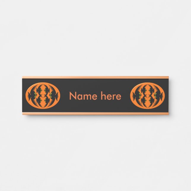 Halloween Crows Personalised Hanging Sign (Front)