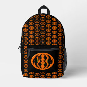 Halloween Crows Printed Backpack