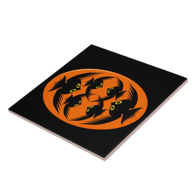 Halloween Crows Tile (Side)
