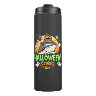 Halloween Cruise 2024 Spooky Cruisng Familly Trip Thermal Tumbler