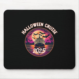 Halloween Cruise 2025 Moonlight Ship Ocean Ts And  Mouse Pad