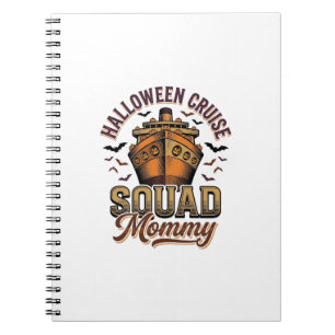 Halloween Cruise Mummy Vintage Ship Squad Design_1 Notebook