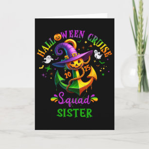 Halloween Cruise Party Spooky 2025 Card