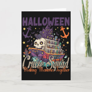 Halloween Cruise Squad 2025 Halloween Trip Family Card