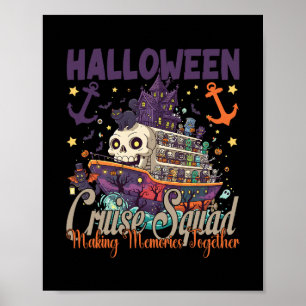 Halloween Cruise Squad 2025 Halloween Trip Family Poster