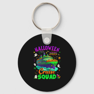 Halloween Cruise Squad 2025 Matching Cruising Crew Key Ring