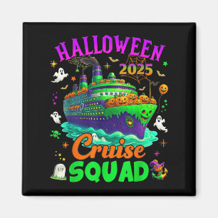 Halloween Cruise Squad 2025 Matching Cruising Crui Magnet