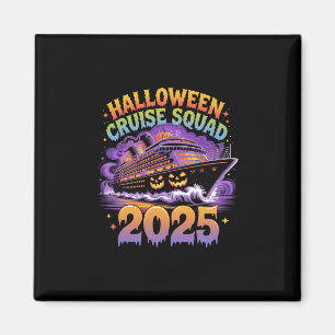 Halloween Cruise Squad 2025 Matching Family Cruise Magnet
