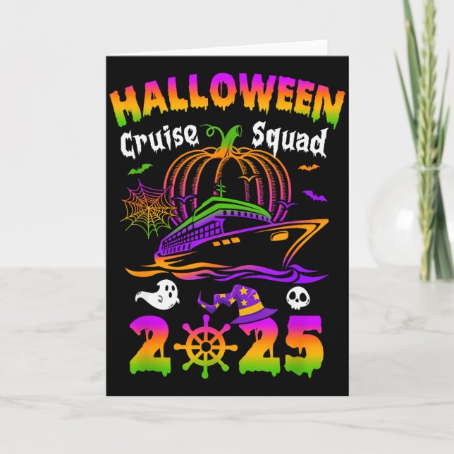 Halloween Cruise Squad 2025 Pumpkin Soky Season Fa Card (Front)