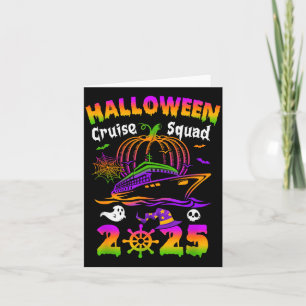 Halloween Cruise Squad 2025 Pumpkin Soky Season Fa Card