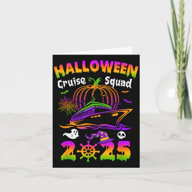 Halloween Cruise Squad 2025 Pumpkin Soky Season Fa Card (Front)