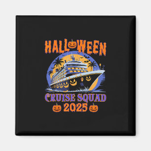 Halloween Cruise Squad 2025 Spooky Pumpkin Cruise Magnet