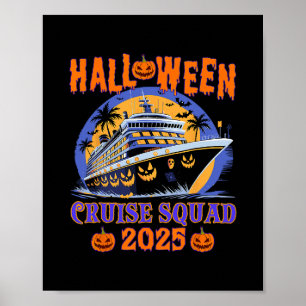 Halloween Cruise Squad 2025 Spooky Pumpkin Cruise Poster
