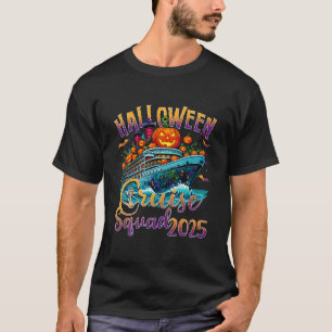 Halloween Cruise Squad 2025 Vacation Matching Fami T-Shirt