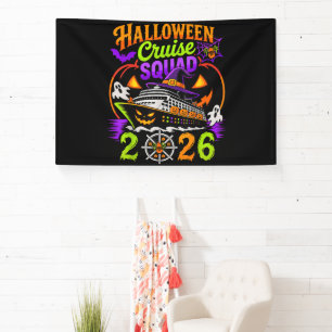 Halloween Cruise Squad 2026 Matching Cruising Banner