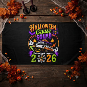 Halloween Cruise Squad 2026 Matching Cruising Beach Towel