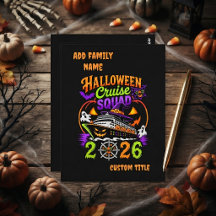 Halloween Cruise Squad 2026 Matching Cruising
