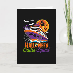 Halloween Cruise Squad Boo Ghosts Witch Horror Cru Card