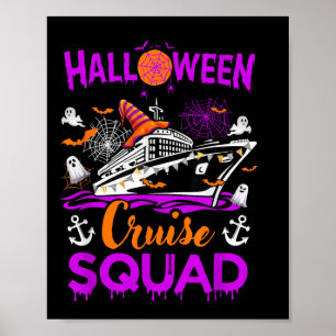 Halloween Cruise Squad Family 2024 Cruising Spooky Poster