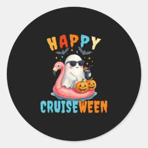 Halloween Cruise Squad Family 2025 Cruising Crew Classic Round Sticker