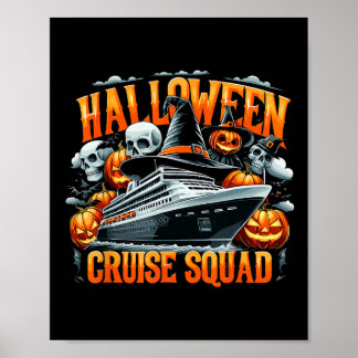Halloween Cruise Squad Family 2025 Cruising Crew F Poster