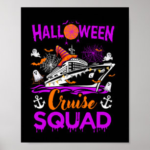 Halloween Cruise Squad Family Cruising Spooky Seas Poster