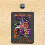 Halloween Cruise Squad Ship  Magnet<br><div class="desc">This design may be personalised in the area provided by changing the photo and/or text. Or it can be customised by clicking Personalise this Template and then choosing the click to customise further option and delete or change the colour of the background, add text, change the text colour or style,...</div>