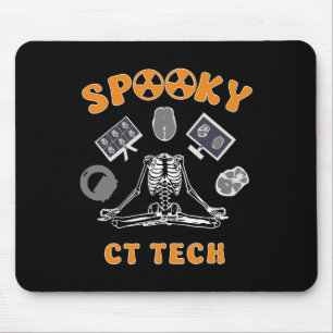 Halloween Ct Tech Spooky Ct Tech Halloween Rad Tec Mouse Pad