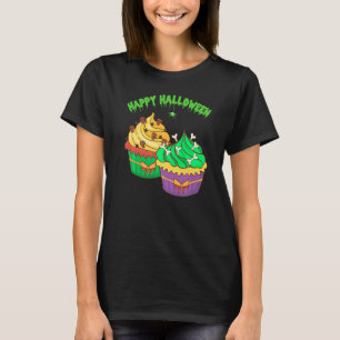 Halloween Cupcake Bake Bakery Baker Cake Food Swee T-Shirt