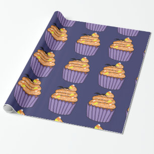 Halloween Cupcake Wrapping Paper