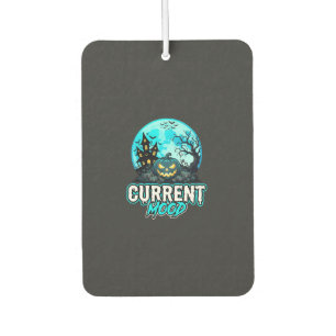 Halloween Current Mood Haunted Pumpkin Car Air Freshener