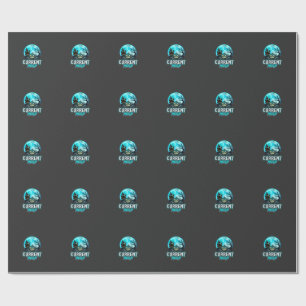 Halloween Current Mood Haunted Pumpkin Wrapping Paper
