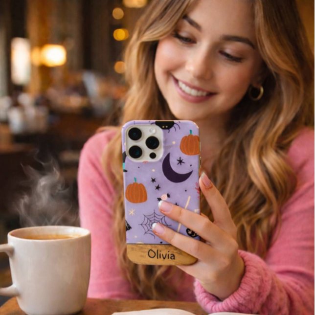 HALLOWEEN CUSTOM NAME Case-Mate iPhone CASE (Creator Uploaded)