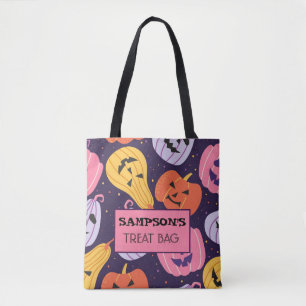 Halloween Custom Treat & Candy Tote Bag