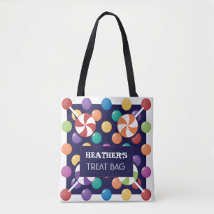 Halloween Custom Treat & Candy Tote Bag