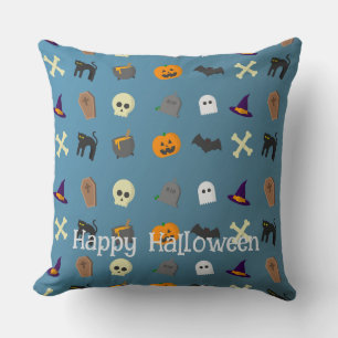 Halloween Custom Whimsical Funny Pattern Cushion