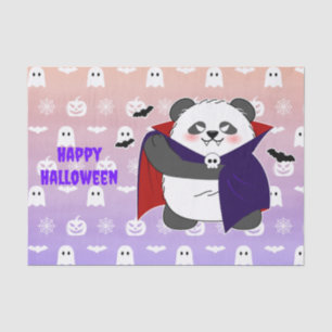 Halloween Cute Baby Panda Dracula Vampire Tissue Paper