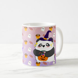 Halloween Cute Baby Panda Trick or Treat Coffee Mug