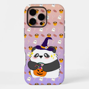 Halloween Cute Baby Panda Trick or Treat iPhone 16 Pro Max Case