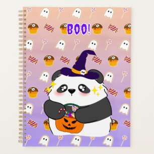 Halloween Cute Baby Panda Trick or Treat Planner