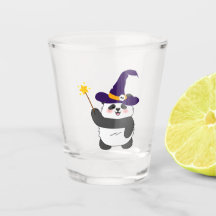Halloween Cute Baby Panda Witch Magic Wand