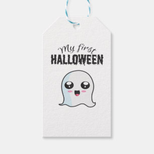 Halloween Cute Boo Newborn Baby Girl First Hallowe Gift Tags