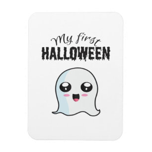 Halloween Cute Boo Newborn Baby Girl First Hallowe Magnet