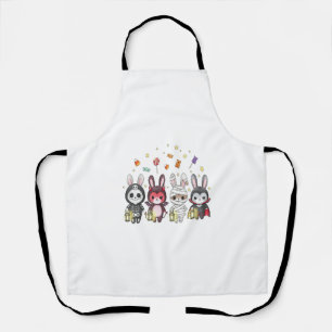 Halloween Cute Bunny Costume Apron